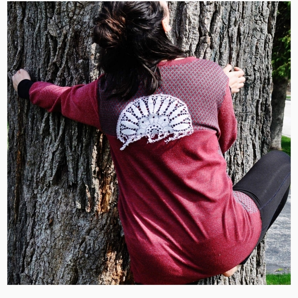 Handmade Upcycled Sweater - Picture 3 of 3